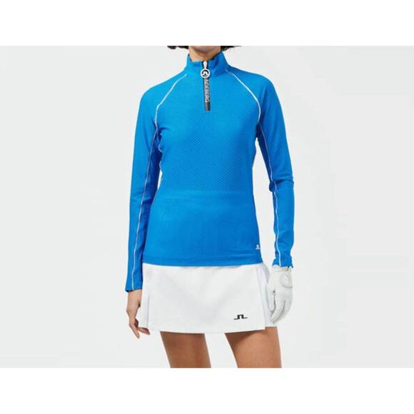 NEW J.LINDEBERG jonah golf mid layer pullover in skydiver - Picture 1 of 4